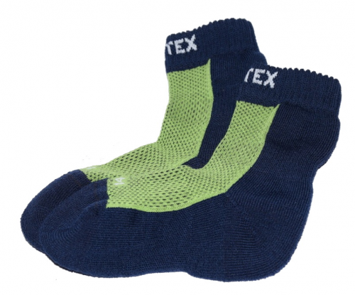 Surtex froté ponožky 70% merino - zelené