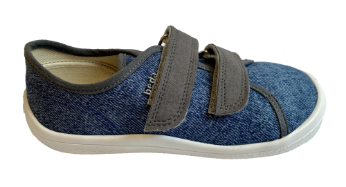 Beda barefoot plátěné tenisky Denim